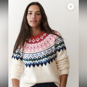 Marine layer fiorella crewneck sweater